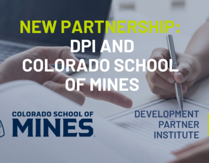 DPI and Colorado School of Mines announce partnership
